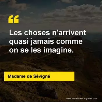 Citation Madame de Sévigné