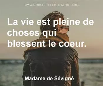 Citation de Madame de Sévigné