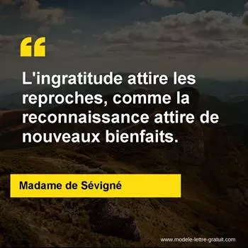 Citation Madame de Sévigné