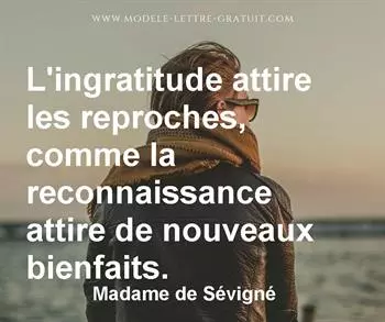 Citation de Madame de Sévigné