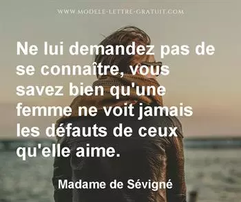 Citation de Madame de Sévigné
