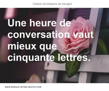Citations Madame de Sévigné
