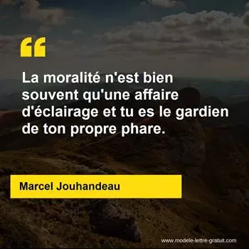 Citation Marcel Jouhandeau