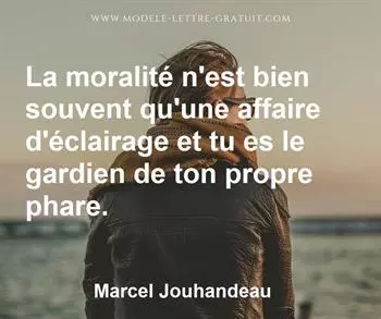 Citation de Marcel Jouhandeau