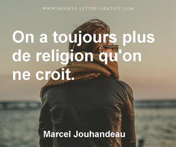 Citation de Marcel Jouhandeau