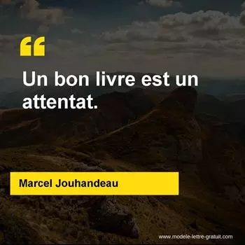 Citation Marcel Jouhandeau