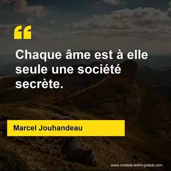 Citation Marcel Jouhandeau