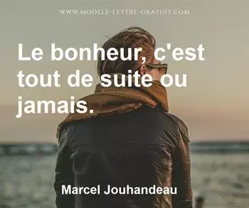 Citation de Marcel Jouhandeau