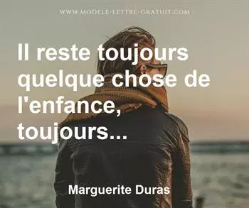 Citation de Marguerite Duras