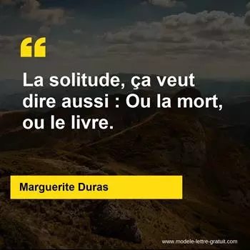 Citation Marguerite Duras