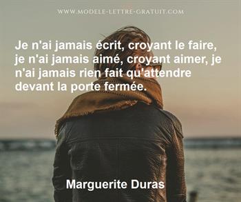 Citation de Marguerite Duras