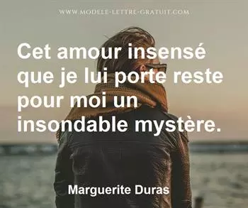 Citation de Marguerite Duras