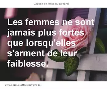 Citations Marie du Deffand