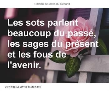 Citations Marie du Deffand