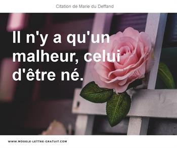 Citations Marie du Deffand