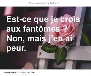 Citations Marie du Deffand