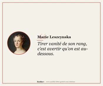 Citations Marie Leszcynska