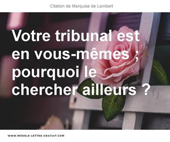 Citations Marquise de Lambert