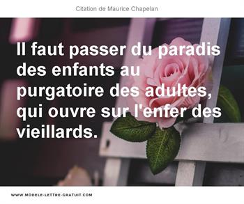 Citations Maurice Chapelan