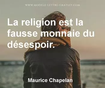 Citation de Maurice Chapelan