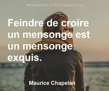 Citation de Maurice Chapelan