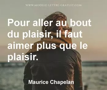 Citation de Maurice Chapelan