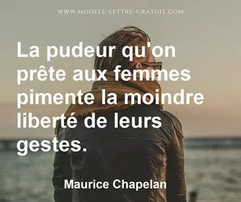 Citation de Maurice Chapelan