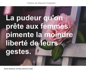 Citations Maurice Chapelan