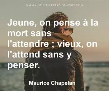 Citation de Maurice Chapelan