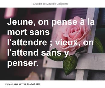 Citations Maurice Chapelan