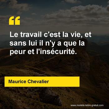 Citation de Maurice Chevalier