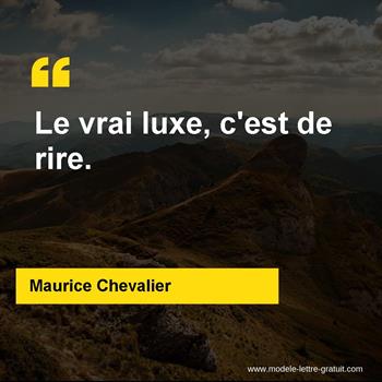 Citations Maurice Chevalier