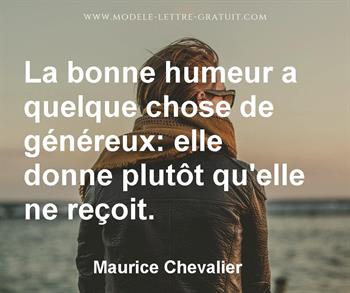 Citation de Maurice Chevalier