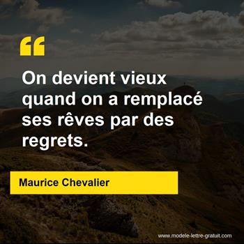 Citation Maurice Chevalier