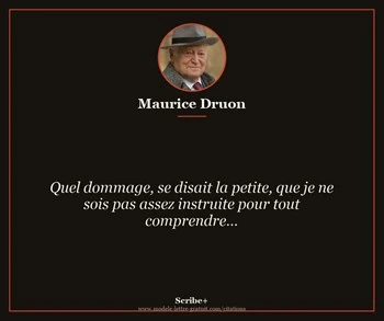 Citation de Maurice Druon