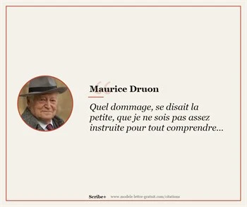 Citations Maurice Druon