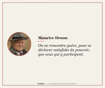 Citations Maurice Druon