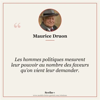 Citation Maurice Druon