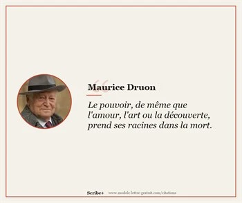 Citations Maurice Druon
