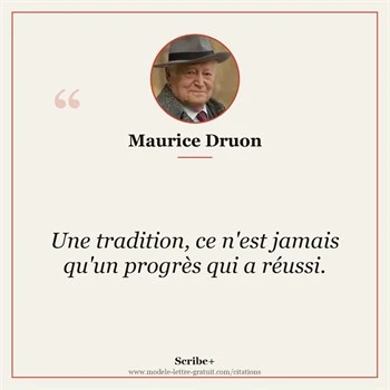 Citation Maurice Druon