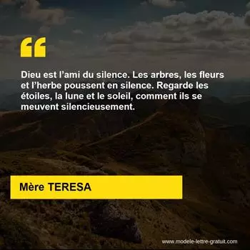 Citation Mère TERESA