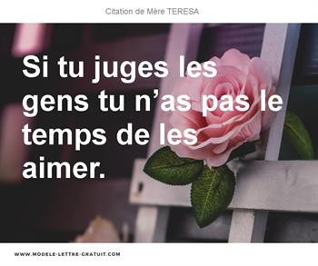 Citations Mère TERESA