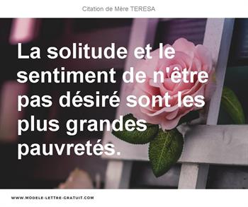 Citations Mère TERESA