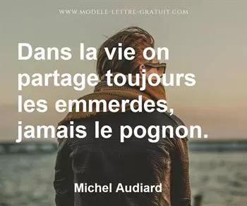 Citation de Michel Audiard