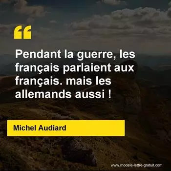 Citation Michel Audiard