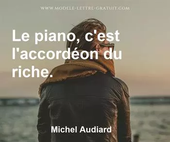 Citation de Michel Audiard