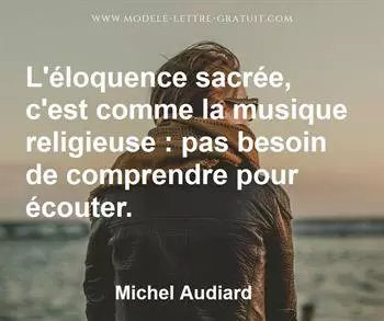 Citation de Michel Audiard