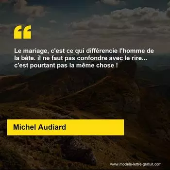 Citation Michel Audiard