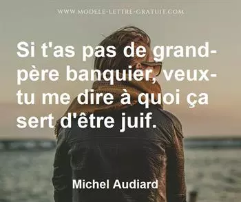 Citation de Michel Audiard