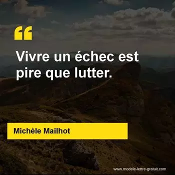 Citation Michèle Mailhot
